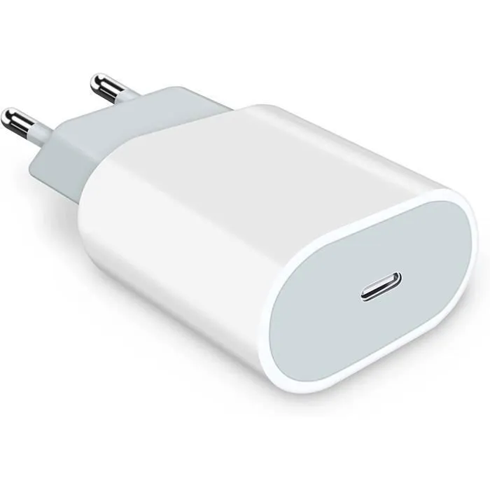 chargeur secteur 20w usb c blanc chargeur secteur 20w usb c blanc